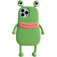 thumbnail image 1 of Liangnv Las Cajas Del Teléfono Kawaii Se Aplican Al Iphone 14 Pro Max,Caja Del Teléfono De La Rana Verde De Dibujos Animados Lindo Funda Divertida Única Funda 3d Para Iphone 14 Pro Max Silicona S, 1 of 5
