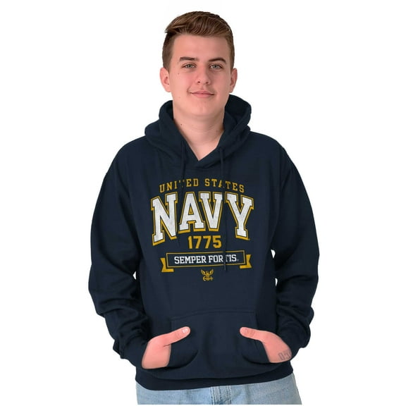 United States Navy Semper Fortis 1775 Hoodie Sweatshirt Women Men Brisco Brands S