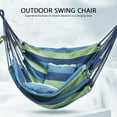 thumbnail image 2 of Swing Chair Comfort Hanging Hammock Rope Swing Chair Softs Indoor/Outdoor Hanging Rope Hammock Chair Swing Seat, 2 of 8