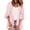 Pink, variant on Long Cardigans for Women Trendy Women Mesh Panel 3/4 Bell Sleeve Pure Color Chiffon Casual Loose Kimono Cardigan (Pink,L)