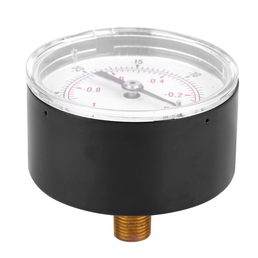TOPINCN Vacuum Gauge Back Connection, 1/8 BSPT Vacuum Gauge,Vacuum