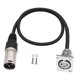thumbnail image 5 of Cable de audio XLR macho de 3 pines a XLR hembra tipo D, convertidor de audio para estudios de grabación y presentaciones ., 5 of 9