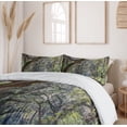 thumbnail image 6 of Ambesonne Nature Duvet Cover Sets, Road in Forest Carolina, 2-King, Fern Green Umber, 6 of 7
