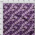 thumbnail image 3 of oneOone Cotton Poplin Violet Fabric Floral Sewing Material Print Fabric By The Yard 56 Inch Wide, 3 of 5