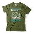 thumbnail image 5 of Mens Funny T-shirt Weekend Forecast Wishing With A Chance Of Drinking Shirt Drinking Fishing Shirt (X-Large Grey), 5 of 6