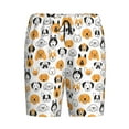 thumbnail image 4 of Fotbe Dog Faces Pajama Shorts for Men, Men's Pajama Bottoms, Sleepwear,Short Pajama Pants-3X-Large, 4 of 9