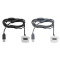 thumbnail image 3 of Cable Carga USB Doble Anillo Magnético 1 8 M para El Controlador Xbox 360 (negro), 3 of 9