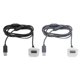 thumbnail image 5 of Cable de carga USB de doble anillo magnético de 1,8 m para el controlador Xbox 360 negro, 5 of 7