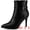 Black, variant on DARING DIVA Women's Stylish Buckle Strap Stiletto Heels Ankle Boots Black US 7