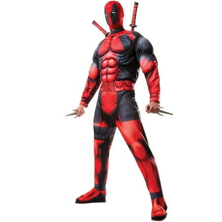 Rubie's Men's Marvel Universe Classic Muscle Chest Deadpool Costume Extra Small