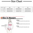 thumbnail image 3 of One Piece Swimsuit for Women Women Solid Color One-Piece Deep V Buckle Design Bikini Swimsuit Set, 3 of 9