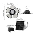thumbnail image 3 of Luz solar LED para garaje con mando a distancia y sensor de movimiento, colgante impermeable para exteriores en granero, patio y taller de patio, 3 of 7