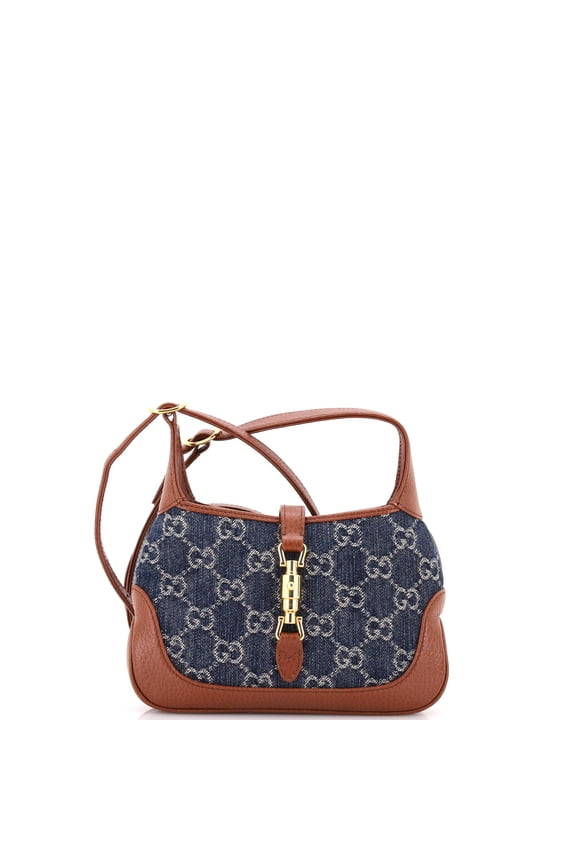 Pre-Owned Jackie 1961 Hobo GG Denim Mini By Rebag