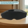 thumbnail image 4 of Unique Bargains Sleep Eye Mask Deep Contoured 3D Eye Covers Adjustable Strap for Sleeping Traveling Black, 4 of 8