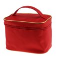 thumbnail image 2 of Bolso de Maquillaje para Mujer Soporte de Almacenamiento de Artículos de Tocador Organzier Pouch Zip - Rosa, Como Se Describe rojo Sunnimix Maletín de maquillaje, 2 of 8