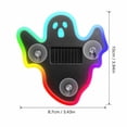 thumbnail image 2 of Rainbow Solar Powered Ghost Light with Cup Mount, Single Piece, for Car Window, Halloween Decoration, 2 of 3