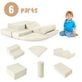 thumbnail image 4 of Pawverly Soft Climb and Crawl Foam Playset 6-in-1, Indoor Soft Play Equipment for Kids, Climbing and Crawling Foam Blocks Playground, Toddler Climbing Toys for Active Play, 4 of 11