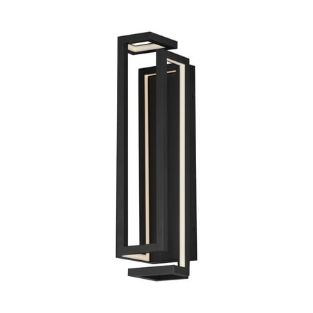 

ET2 Lighting E21263-BK Penrose - 30W 1 LED Wall Sconce-24 Inches Tall and 8.5 Inches Wide Black