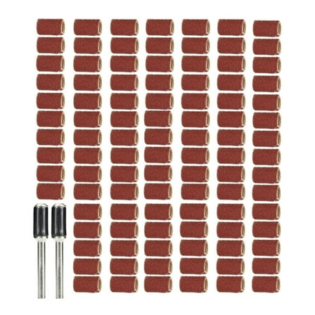 102Pcs Sanding Drum for Rotary Tool Sanding Bands Sleeves Kits with Drum Mandrels