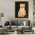 thumbnail image 2 of Stupell Industries Cats Vintage Poster Canvas Wall Art design by Julie de Graag, 48 x 36, 2 of 7