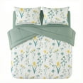 thumbnail image 6 of Mainstays All in One Reversible Comforter and Sheet set- 7 Piece, King, Golden Floral, 6 of 13