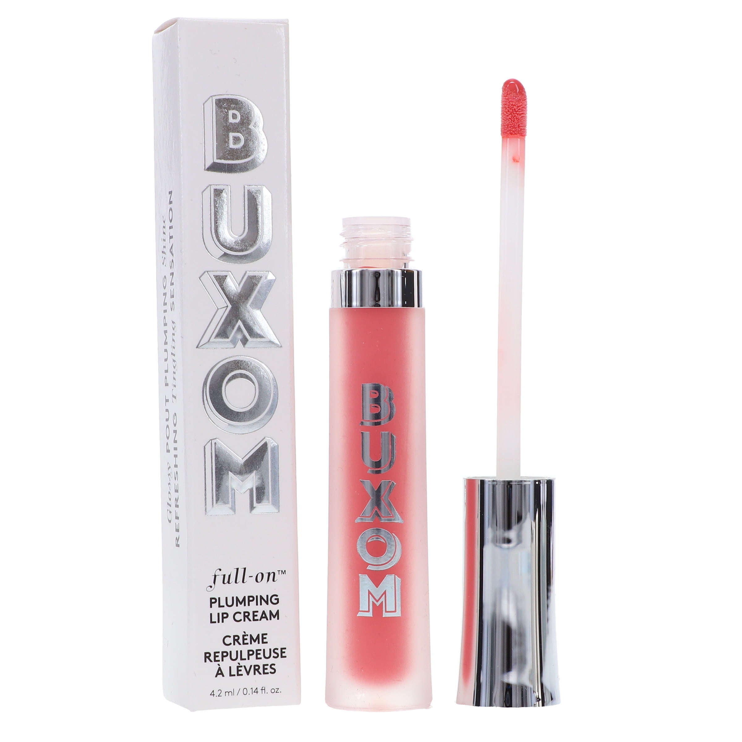 BUXOM Full-On Plumping Lip Cream Gloss Rose Julep 0.14 oz - Walmart.com