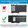 thumbnail image 5 of 68WH GJKNX Battery Replacement for Dell Latitude 5480 5580 5490 5491 5580 5590 5591 5280 5288 5488 5491 5495 E5480 E5580 E5490 E5590 Precision 3520 3530 Series GD1JP 0GD1JP DY9NT 5YHR4 451-BBZG, 5 of 7