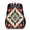 Black, variant on Adult Aztec Flower Travel Backpack, Casual Daypack with Adjustable Shoulder Straps, outhwestern Western Laptop Backpack