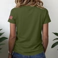 thumbnail image 5 of Only Moment USA Patriotic Tee Crew Neck Short Sleeve 250 Years American 1776 2026 250th 4th July Independence Day T-Shirt Green,S, 5 of 6