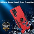 thumbnail image 4 of [PST] Samsung Galaxy S22 Ultra Case, Heavy Duty Magnetic Hard Armor Kickstand Case with Ring Holder, 4 of 4