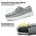 thumbnail image 3 of Felabo Unisex Kids Boys Girls Slip-On Casual Loafers Canvas Walking Shoes Comfortable & Lightweight (Toddler/Little Kid/Big Kid), 3 of 6