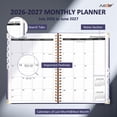 thumbnail image 3 of 2026-2027 Academic Year Planner Calendar Notebook (JUL.2026-JUN.2027,6.3"x8.5")Daily Weekly Monthly Agenda Planner for Women Men, 3 of 7
