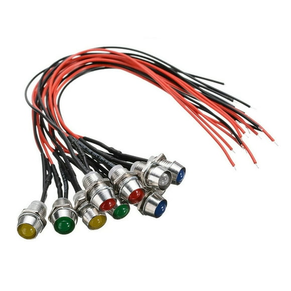 Kenally 10 unids/set ABS luz indicadora automática portátil 60lm IP55 reemplazo impermeable camión barco Panel lámpara eléctrica Accesorios Bombillas para automóviles Kenally VI017253-00B