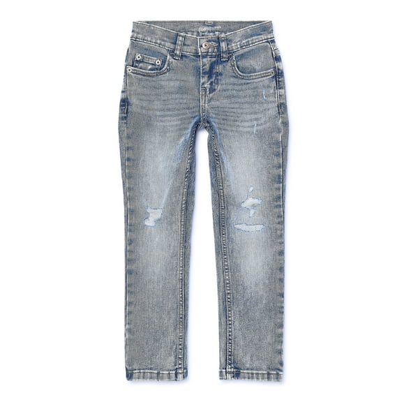 Wonder Nation Slim Denim Jeans, Sizes 4-18 & Husky