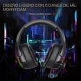 thumbnail image 4 of Auriculares para juegos G3000, auriculares con cable para ordenador con micrófono para escritorio, portátil, PS4, espuma viscoelástica, cuero proteico,Negro, 4 of 8