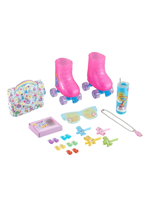 My Life As Care Bear Pink Roller Skating Play Set for 18 inch Dolls