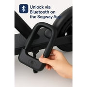 Ninebot Smart Fingerprint U-Lock - Anti-Cut and Anti-Theft, Supports Fingerprint, App, and Key Unlocking, Universal for Electric Scooters.