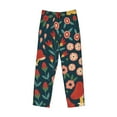 thumbnail image 4 of Kll Mens Pajama Pants For Men,Mens Lounge Pants,Funny Gifts For Men,Men'S Pajama Bottoms-Berries And Flowers, 4 of 9