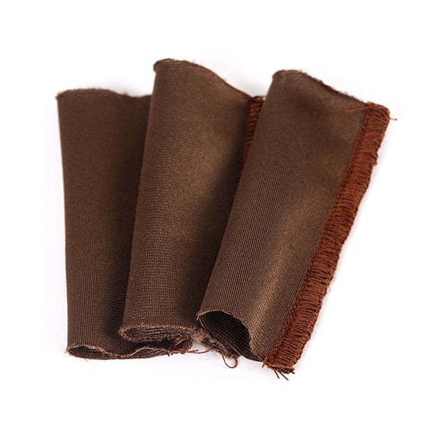 Soidarity Paquete de 3 protectores de pelado de pesca Guantes de punta de dedo Agua dulce Agua salada Lago Protección de peces Mangas Accesorios Marrón Type3 NO3 Soidarity OD024798-03