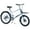Blue, variant on 7 Speed Cargo Bike for Women and Men, 26 Inch Bicycle with Aluminum Alloy Frame and Double Disc Brakes, 85% Assembled, Blue