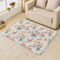 thumbnail image 2 of Flamingo Rugs for Living Room Bedroom - Flower Rug 5x6 - Colorful Carpet for Home Decor - Washable Non Slip Patterned Indoor Large Area Rug - Soft & Low Pile (ZL&730), 2 of 7