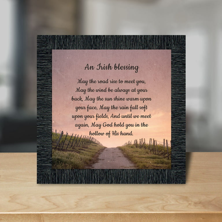 Irish Blessing Wall Decor, May the Road Rise Up to Meet You, Celtic Decor  Home Blessing Sign, Irish Gifts for Women, Irish Wall Decor, House Warming  Presents for New Home, 8643 