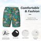thumbnail image 3 of Fotbe Jungle Animals Traje de Baño para Hombre – Shorts de Natación de Secado Rápido con Forro y Bolsillos-3X-Large, 3 of 6