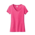 thumbnail image 3 of District ® Women's Very Important Tee ® V-Neck. DT6503 - Fuchsia Frost Size 3XL, 3 of 4