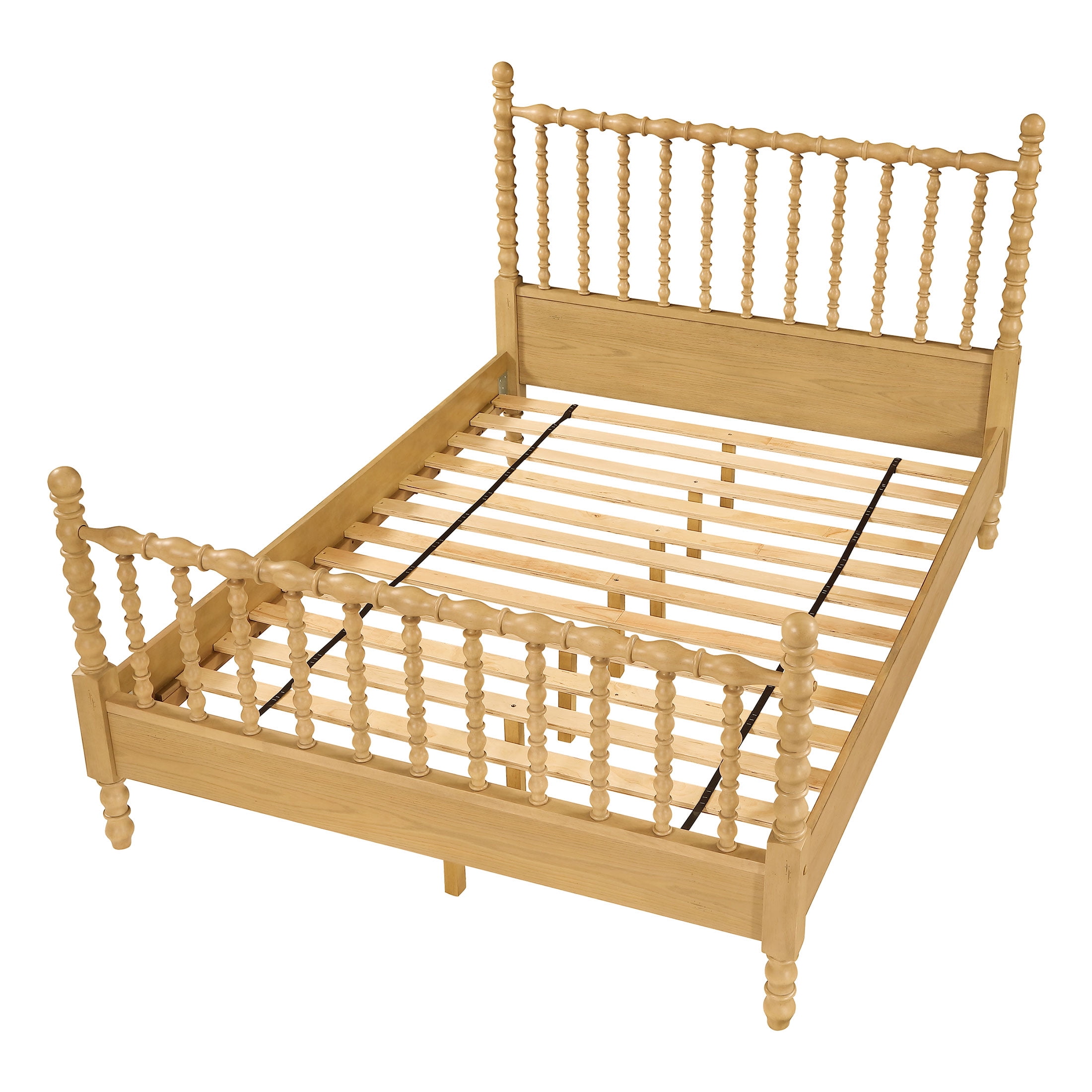 The Pioneer Woman Harper Queen-Size Spindle Bed, Wheat