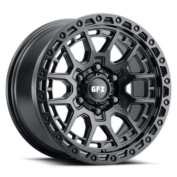 G-FX TR-25 Rim 20X9 6X135 Offset 12 Matte Black (Quantity of 1)