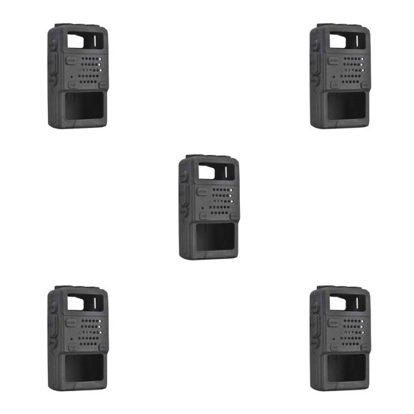 Funda de silicona Matsuzay para Walkie Talkie UV-5R Negro
