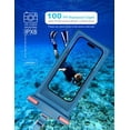 thumbnail image 2 of Funda impermeable para teléfono Wellhouse IPX8 de 8 pulgadas, azul, 2 of 6