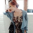 thumbnail image 6 of UDIYO Necklace Double Layer All-match Alloy Faux Pearl Decor Sweater Necklace for Party, 6 of 7