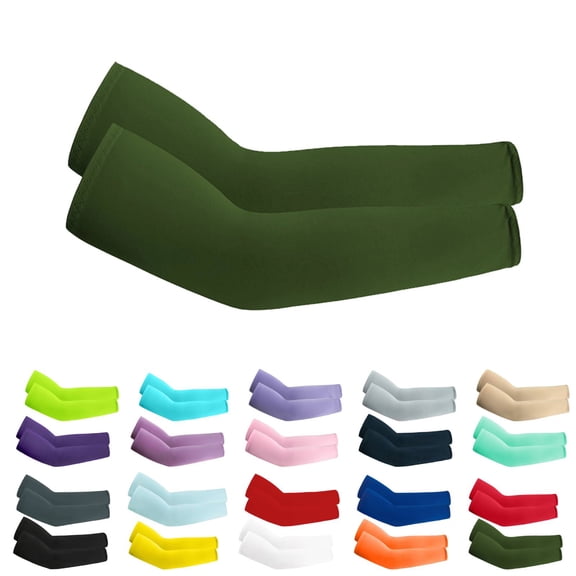 UV Protection Arm Sleeves for Men Women, Cooling Sun Protection Arm Cover, Stretch Compression Sleeves for Outdoor Sports Driving